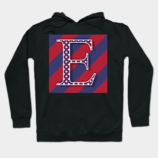 Old Glory Letter E Hoodie